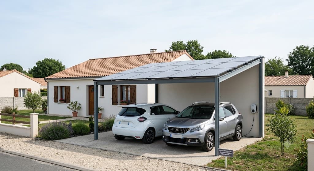 Carport solaire à Compiègne
