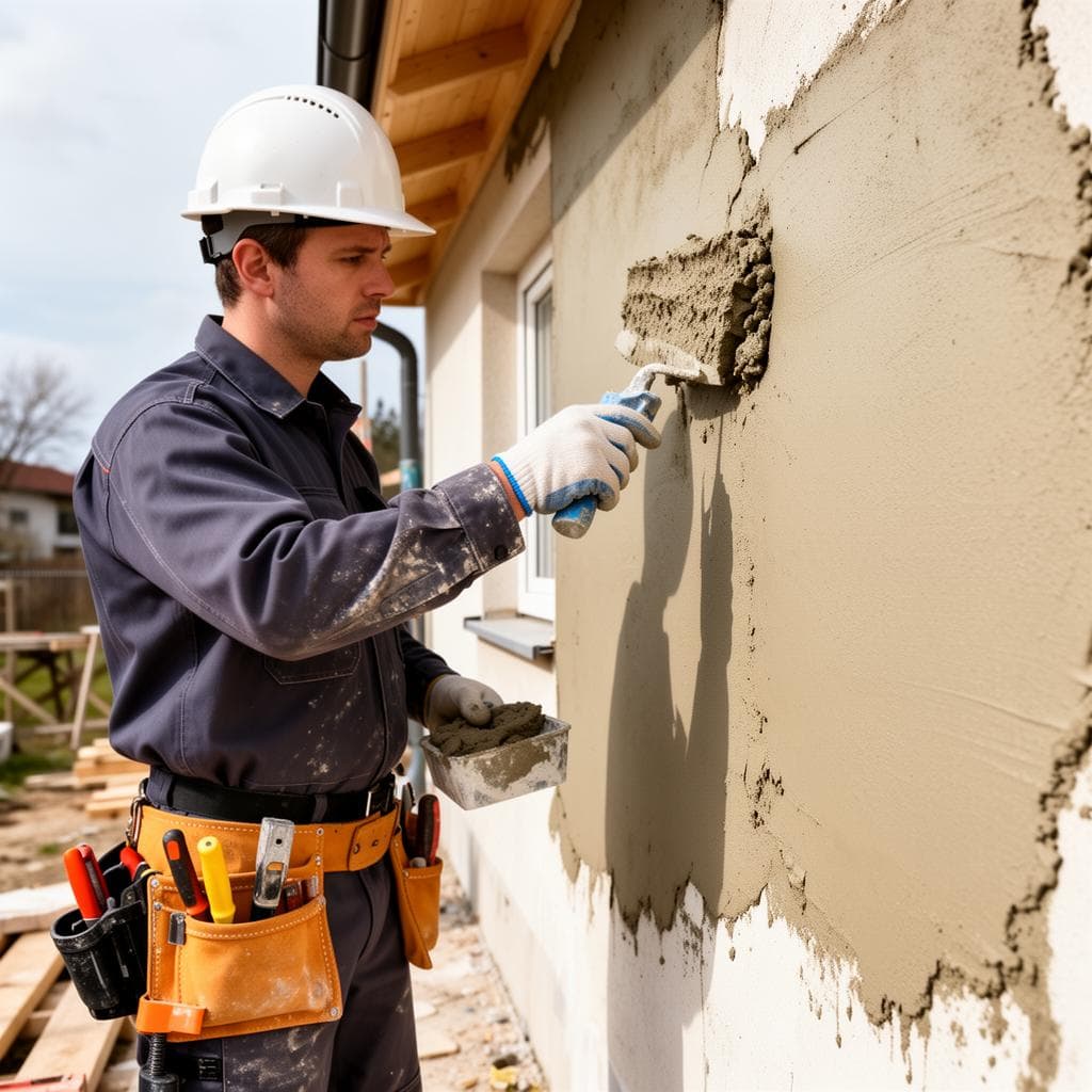 Artisan isolation des murs extérieurs